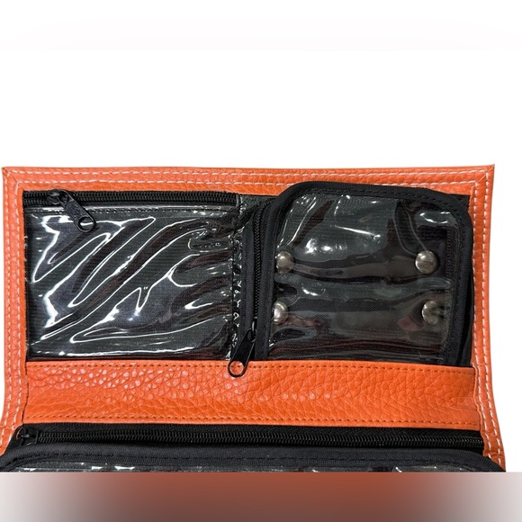 CCC Tangerine Vegan Travel Jewelry Wallet - Picture 4 of 6